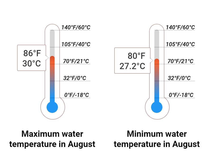 Average Sea temperature